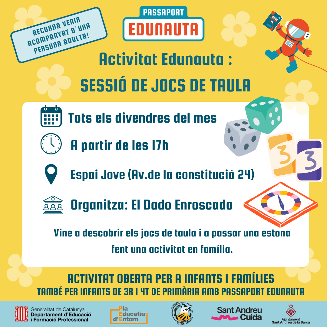 Activitat Edunauta : Sessió de Jocs de Taula